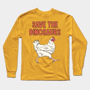 Save the little dinosaurs Long Sleeve T-Shirt